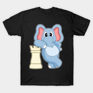 Chess piece Rook Elephant Chess T-Shirt